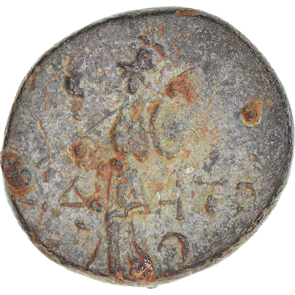 Coin, Pamphylia, Tiberius, Bronze, 14-37, Side, VF(30-35), Bronze