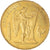 Munten, Frankrijk, Génie, 50 Francs, 1878, Paris, Pedigree, ZF+, Goud, KM:831