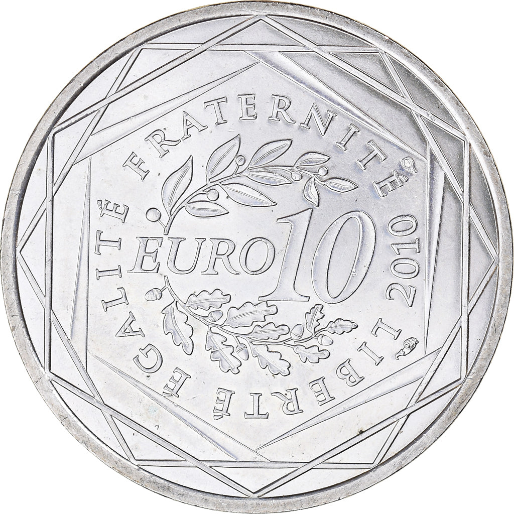 France, 10 Euro, Languedoc-Roussillon, 2010, Monnaie de Paris, SPL, Argent
