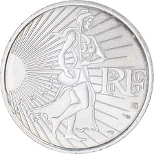 Frankrijk, 10 Euro, Semeuse, 2009, Monnaie de Paris, UNC-, Zilver, Gadoury:EU337