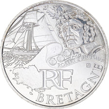 France, 10 Euro, Bretagne - Robert Surcouf, 2012, Monnaie de Paris, MS(63)