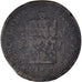 Monnaie, France, 2 sols aux balances non daté, AN II, Pau, Pedigree, TTB+