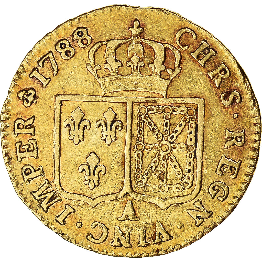 Munten, Frankrijk, Louis XVI, Louis d'or à la tête nue, 1788, Paris, ZF, Goud