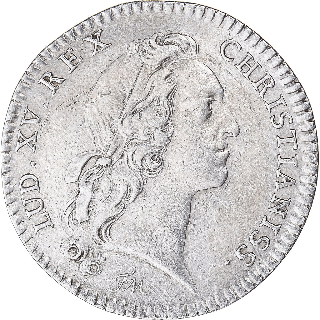 Francja, Token, Louis XV, Trésor Royal, 1740, EF(40-45), Srebro, Feuardent:2050