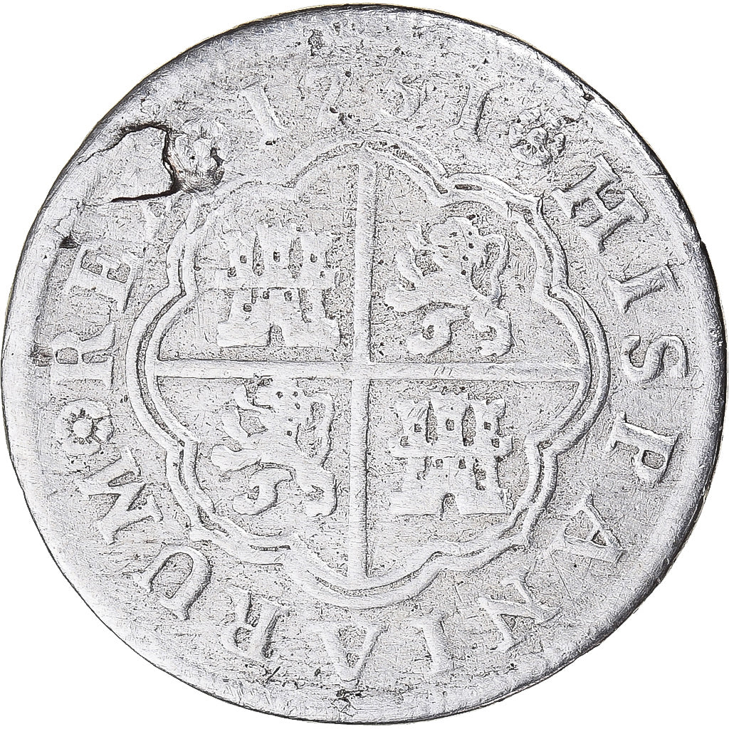 Monnaie, Espagne, Ferdinand VI, Real, 1751, Madrid, TB+, Argent, KM:369.1