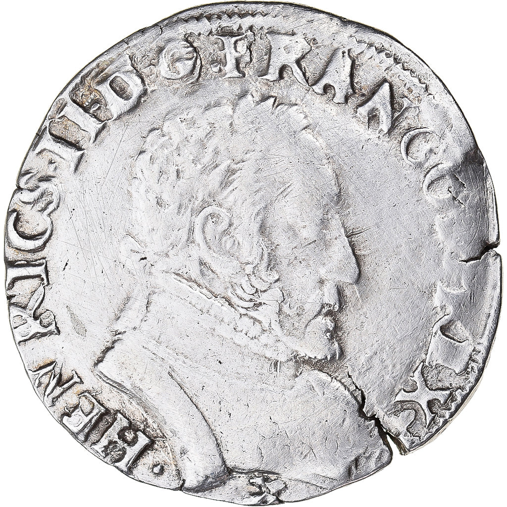 Monnaie, France, Henri II, Teston au buste lauré, 2e type, 1561, Bayonne, TTB