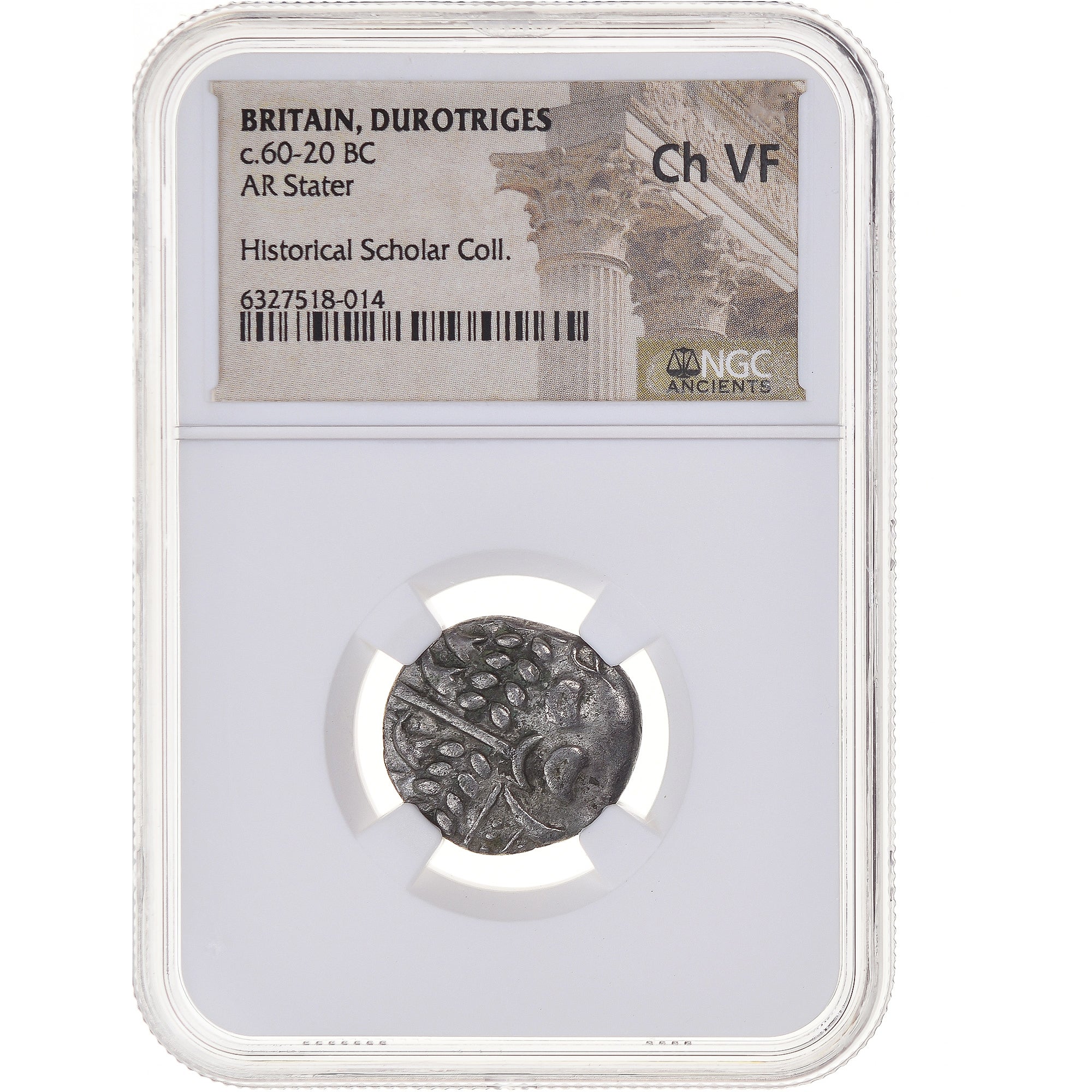 Moneta, Britain, Durotriges, Stater, ca. 60-20 BC, Pedigree, graded, NGC, Ch VF