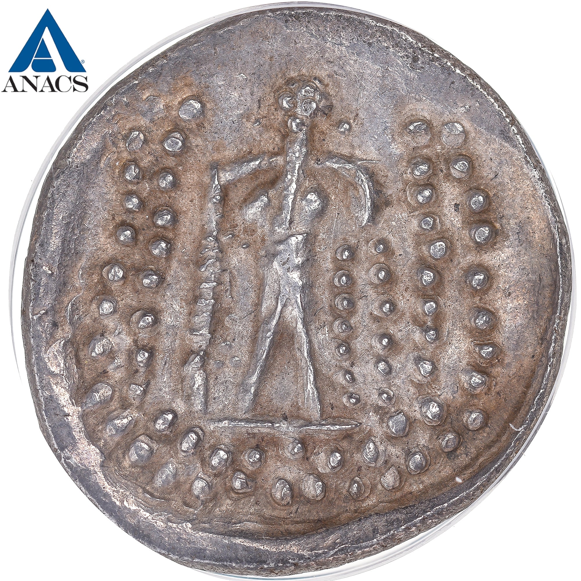 Coin, Danubian Celts, Tetradrachm, 2nd-1st century BC, graded, ANACS, VF35