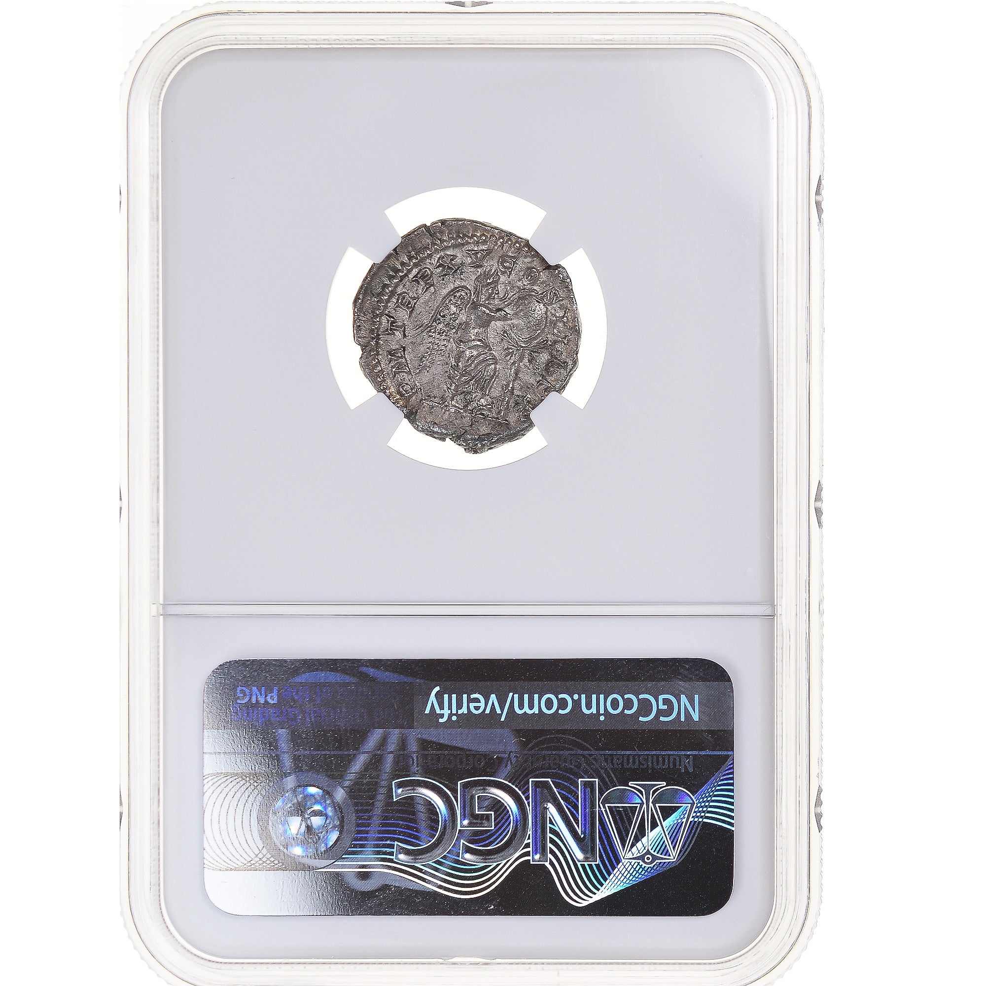 Coin, Septimius Severus, Denarius, 193-211, Rome, Pedigree, graded, NGC, AU