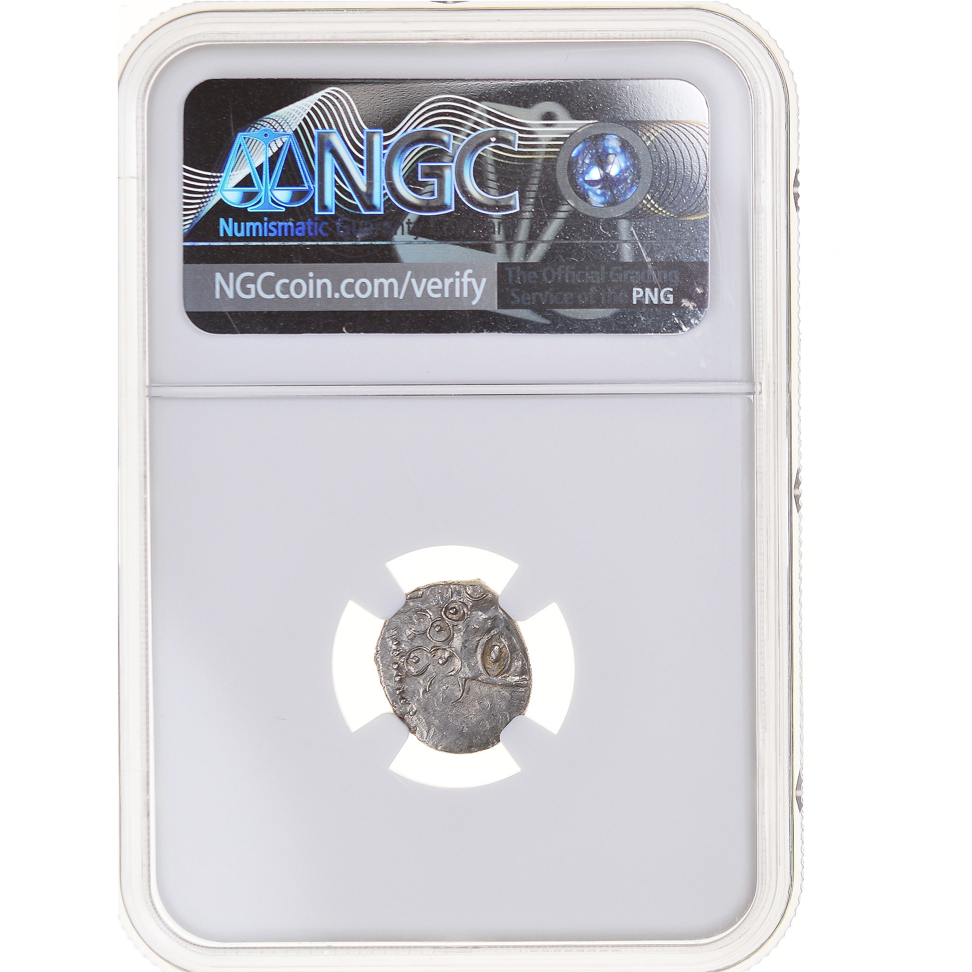 Coin, Central Gaul, Sequani, Quinarius, 1st century BC, graded, NGC, AU