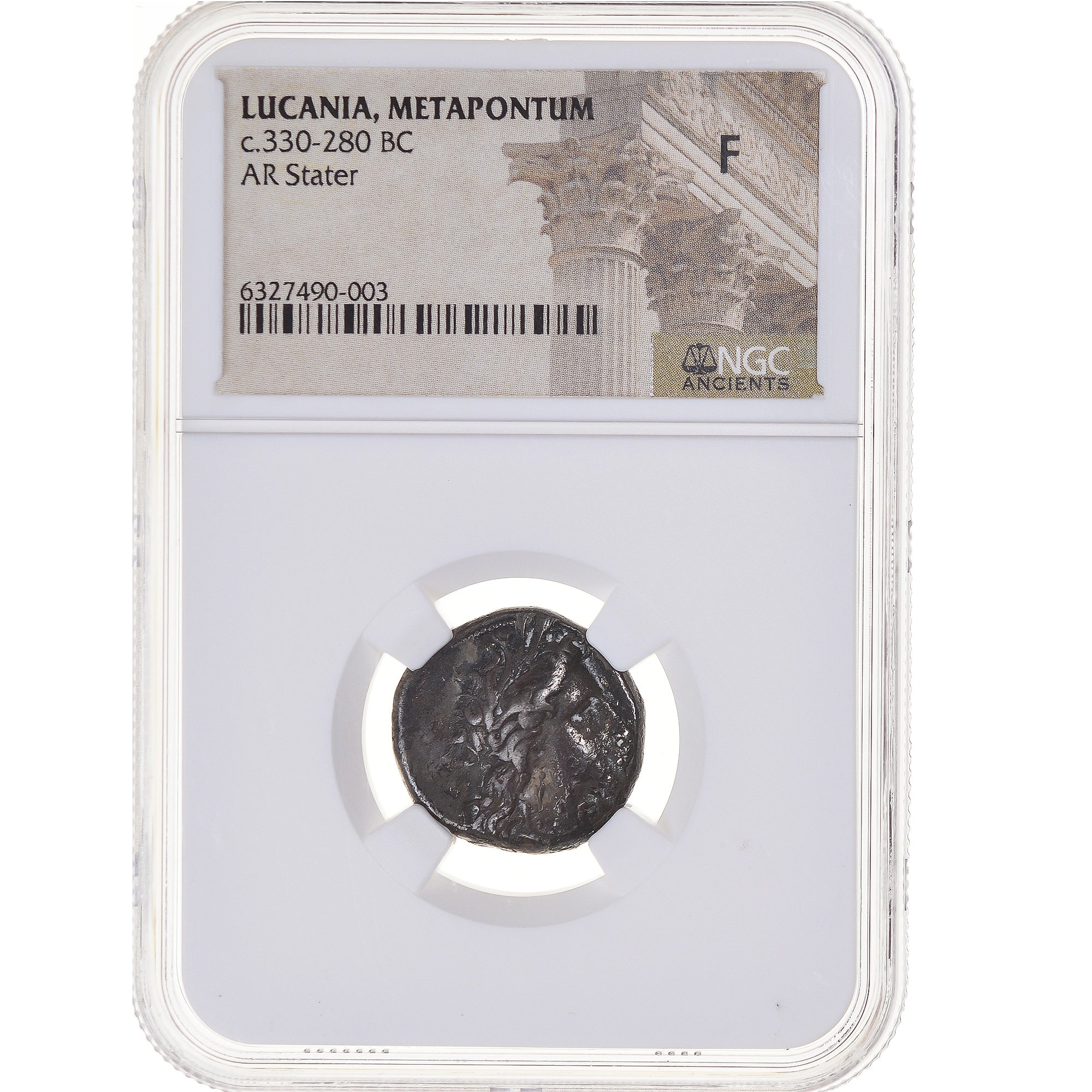 Monnaie, Lucanie, Statère, 330-280 BC, Metapontion, Gradée, NGC, F, B+