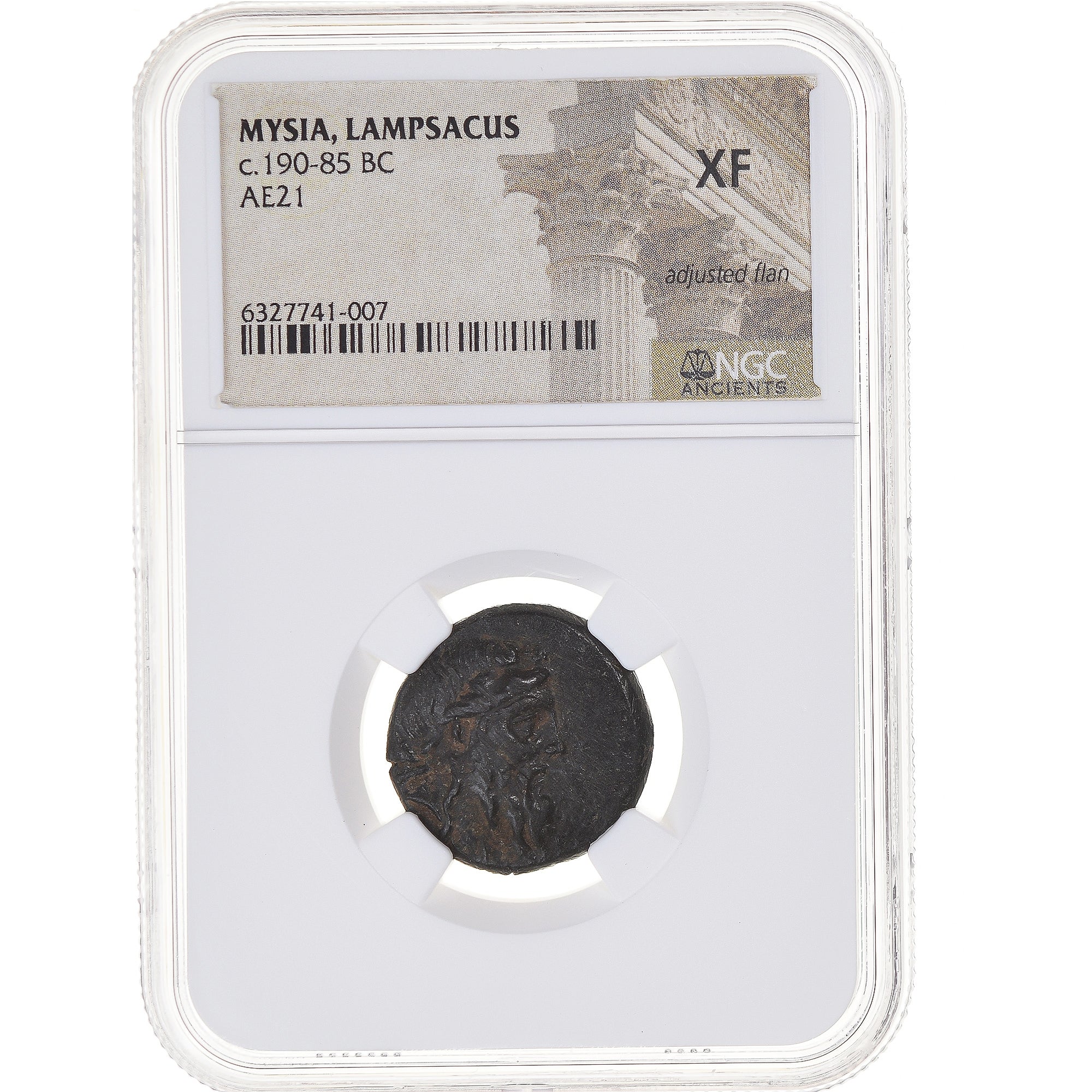Münze, Mysia, Æ, ca. 190-85 BC, Lampsakos, graded, NGC, XF, SS, Bronze