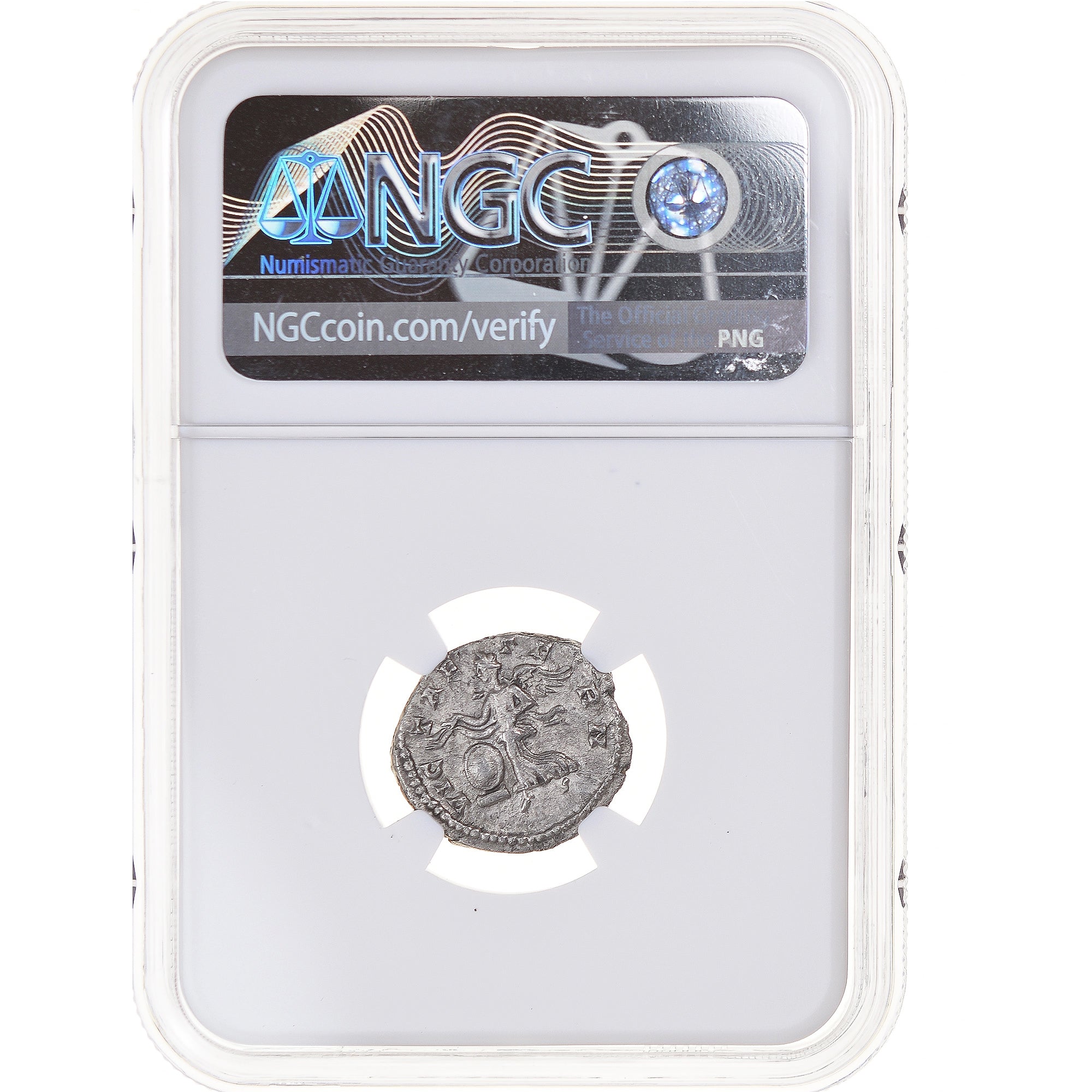 Coin, Geta, Denarius, 209-211, Rome, graded, NGC, Ch XF 5/5 3/5, EF(40-45)