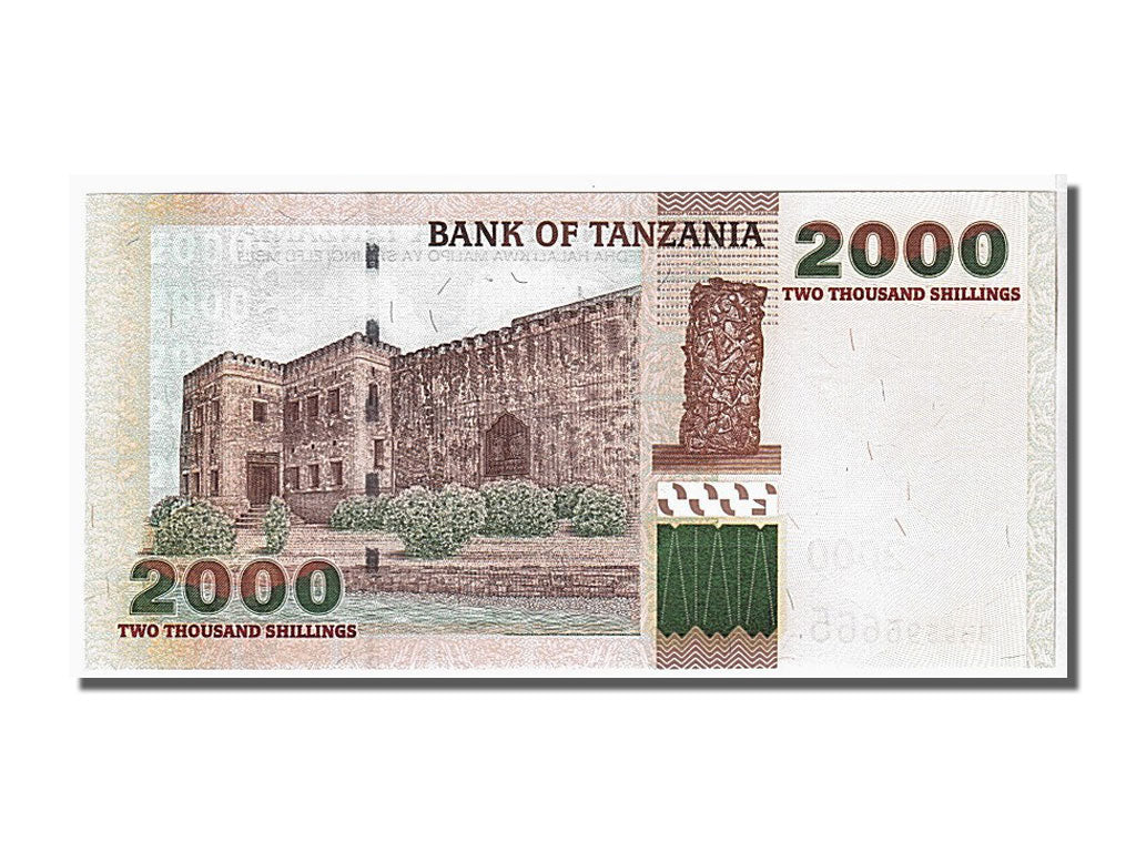 Biljet, Tanzania, 2000 Shilingi, 2003, KM:37a, NIEUW