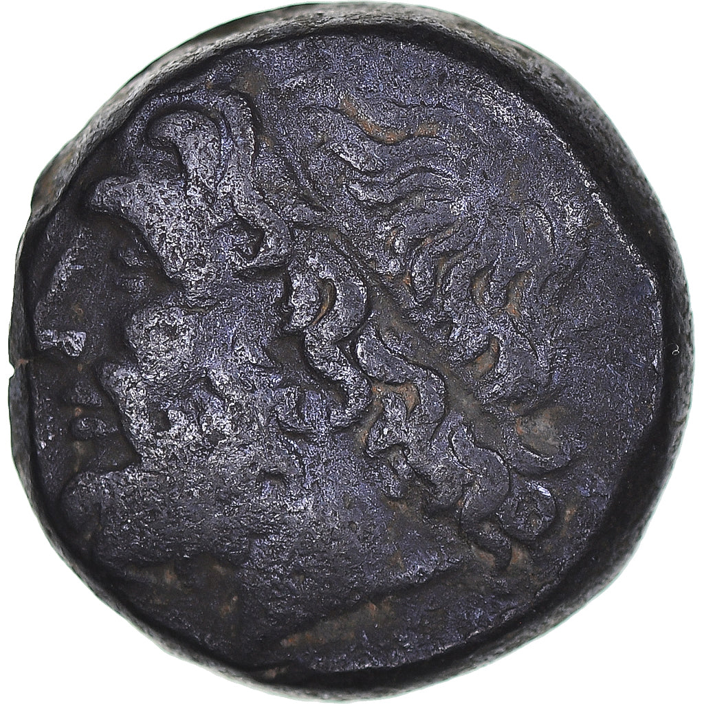 Moneta, Sicily, Hieron II, Litra, 275-215 BC, Syracuse, MB+, Bronzo, HGC:2-1550
