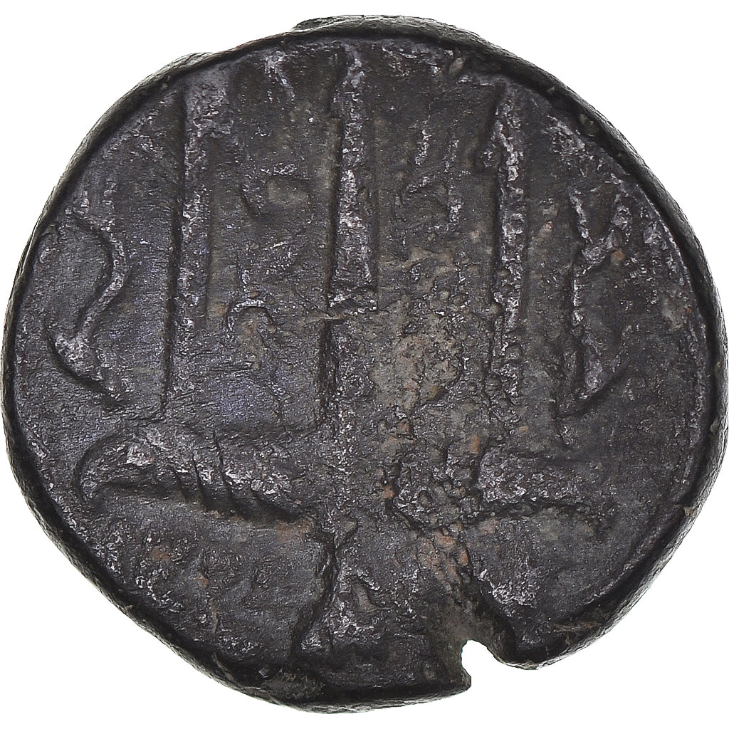 Munten, Sicilië, Hiëro II, Litra, 275-215 BC, Syracuse, FR+, Bronzen