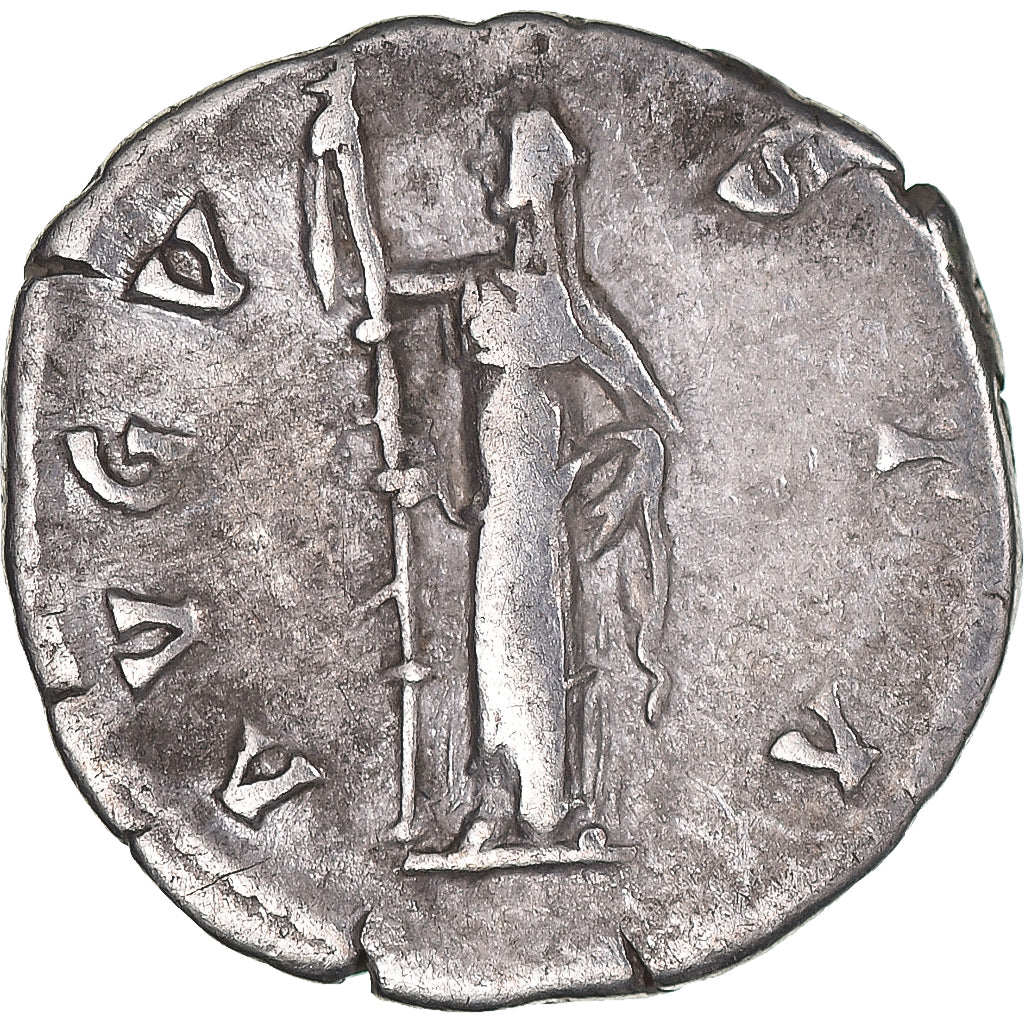 Moneta, Faustina I, Denarius, 141, Rome, EF(40-45), Srebro, RIC:362