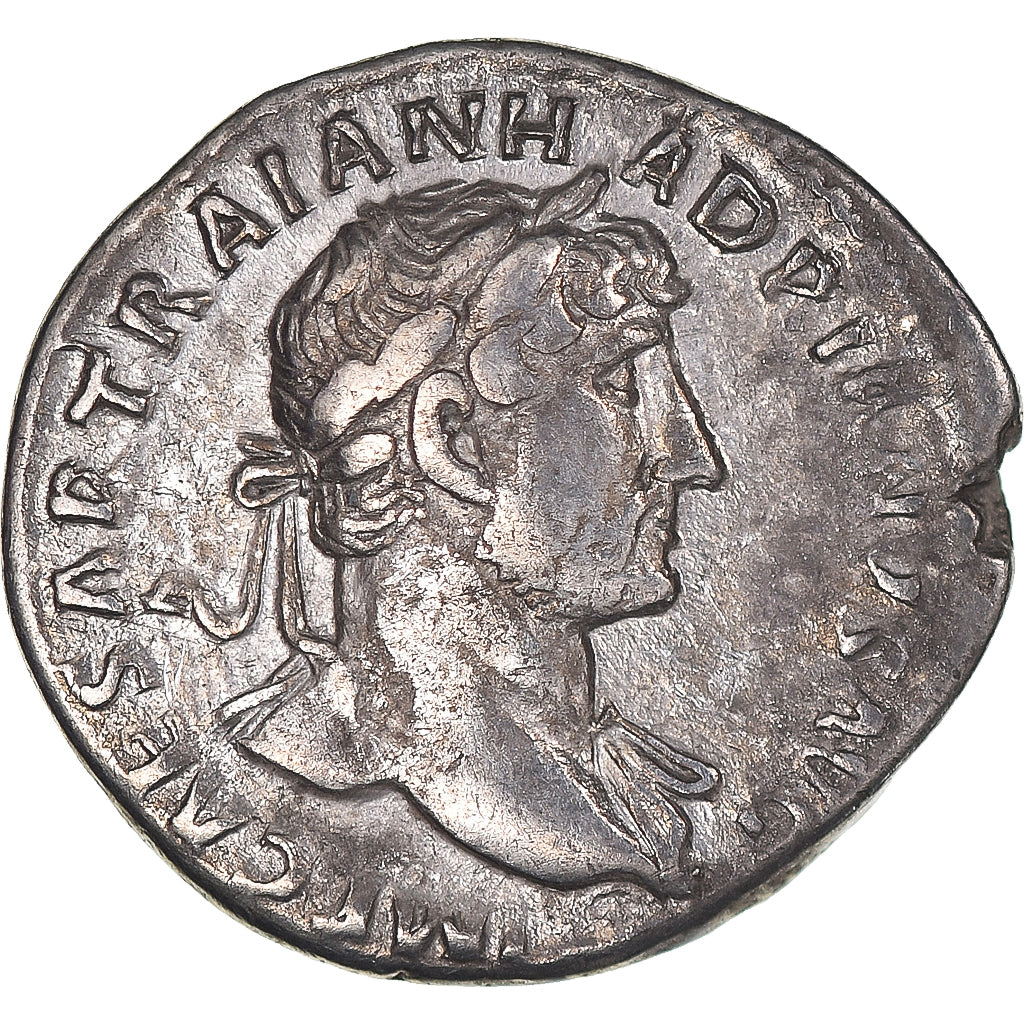 Coin, Hadrian, Denarius, 120-121, Rome, VF(30-35), Silver, RIC:392-394