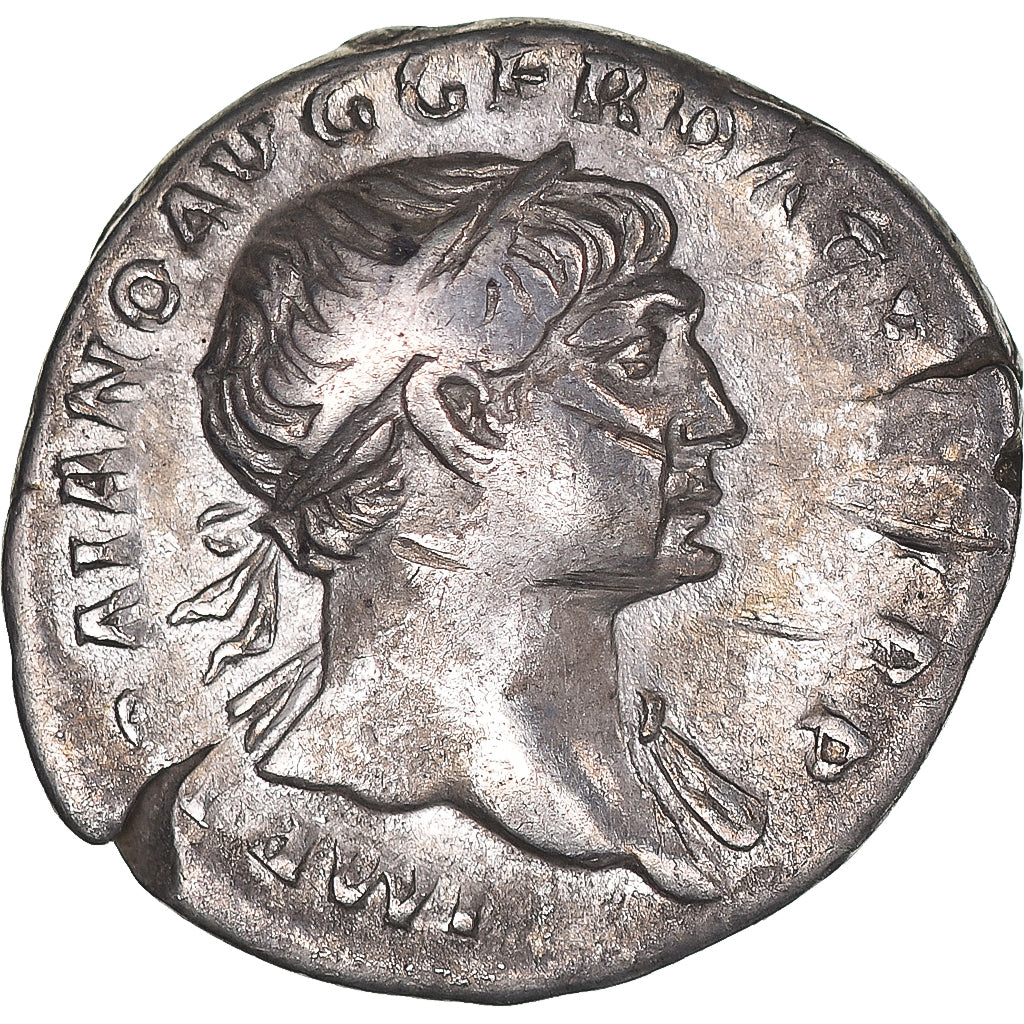 Coin, Trajan, Denarius, 103-111, Rome, EF(40-45), Silver, RIC:147b