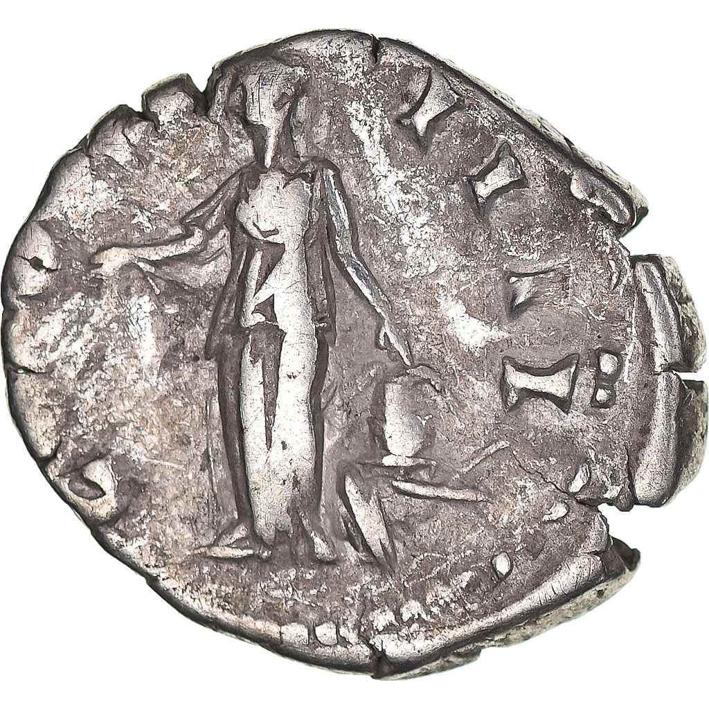 Moeda, Antoninus Pius, Denarius, 154-155, Rome, VF(30-35), Prata, RIC:239