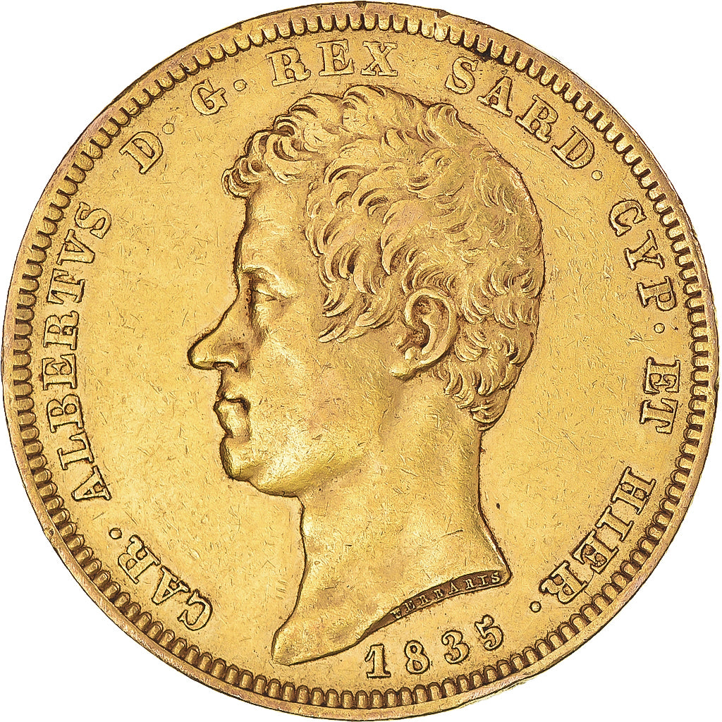 Münze, Italien Staaten, SARDINIA, Carlo Alberto, 100 Lire, 1835, Torino, SS