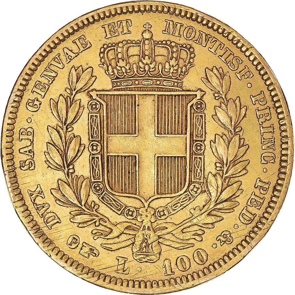 Münze, Italien Staaten, SARDINIA, Carlo Alberto, 100 Lire, 1835, Torino, SS