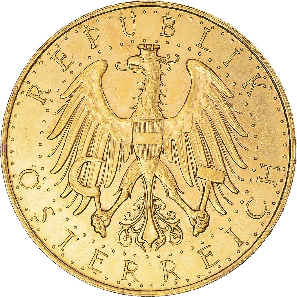Münze, Österreich, 100 Schilling, 1931, Vienna, VZ, Gold, KM:2842