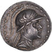 Coin, Baktrian Kingdom, Eukratides I, Tetradrachm, 170-145 BC, AU(55-58)