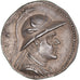 Monnaie, Royaume de Bactriane, Eucratide I, Drachme, 170-145 BC, SUP, Argent