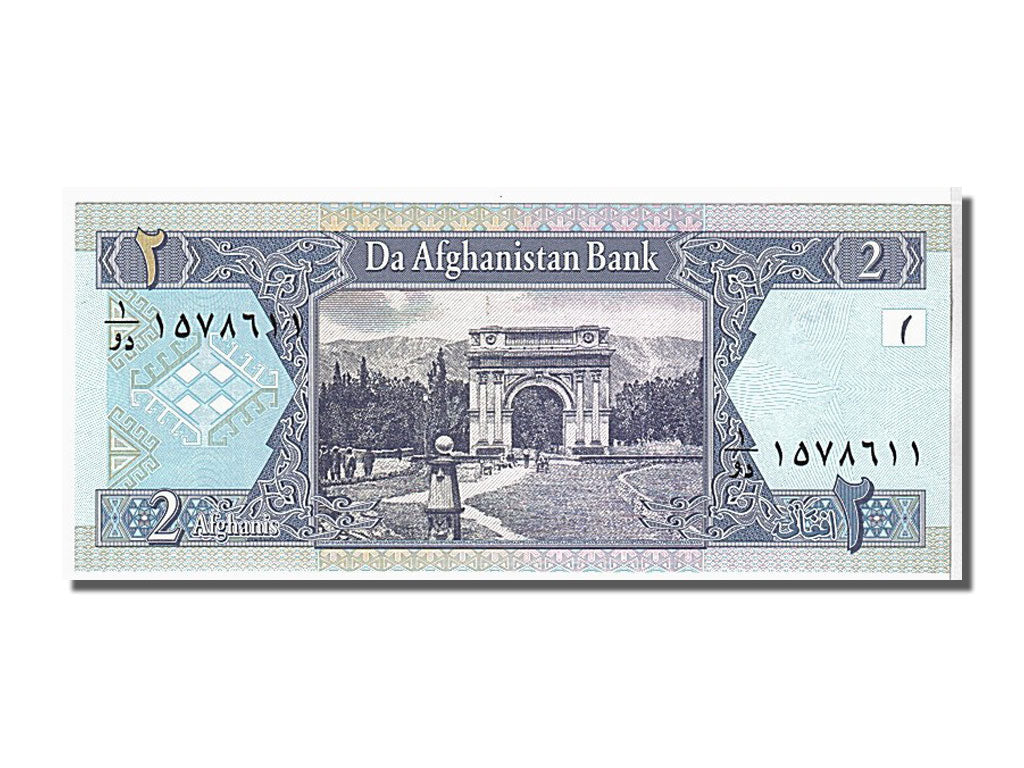Afghanistan, 2 Afghanis, 2002, KM:65a, FDS