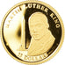 Moneda, Liberia, Martin Luther King, 25 Dollars, 2001, American Mint, Proof