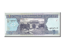 Afghanistan, 2 Afghanis, 2002, KM #65a, UNC(65-70)