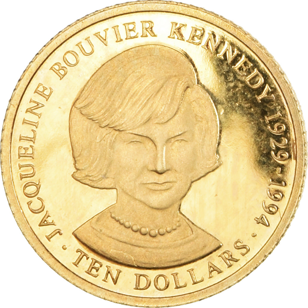 Coin, Liberia, Jacqueline Kennedy, 10 Dollars, 2001, American Mint, Proof