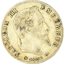 Münze, Frankreich, Napoleon III, 5 Francs, 1866, Paris, SS, Gold, KM:803.1