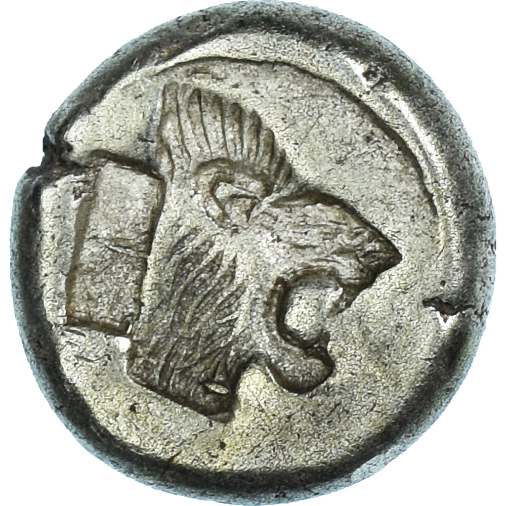 Coin, Lesbos, Hekte, 521-478 BC, Mytilene, EF(40-45), Electrum, Bodenstedt:20