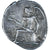 Moeda, Bruttium, Drachm, ca. 300 BC, Terina, EF(40-45), Prata