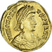 Coin, Honorius, Solidus, 402-406, Ravenna, AU(55-58), Gold, RIC:1287