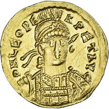 Coin, Leo I, Solidus, 462-466, Constantinople, AU(55-58), Gold, RIC:605