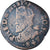 Moneda, Países Bajos españoles, Philippe II, Liard, 1587, Bruges, BC+, Cobre