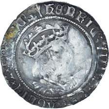 Monnaie, Grande-Bretagne, Henry VIII, Groat, (1526-44), Londres, TB+, Argent