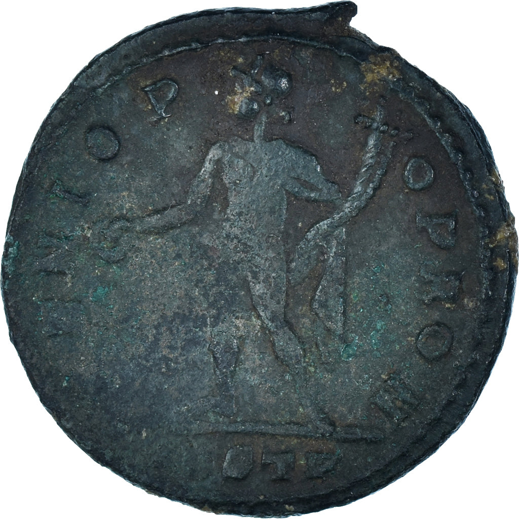Coin, Constantine I, Bronze Æ, 312-313, Ostia, EF(40-45), Bronze, RIC:73