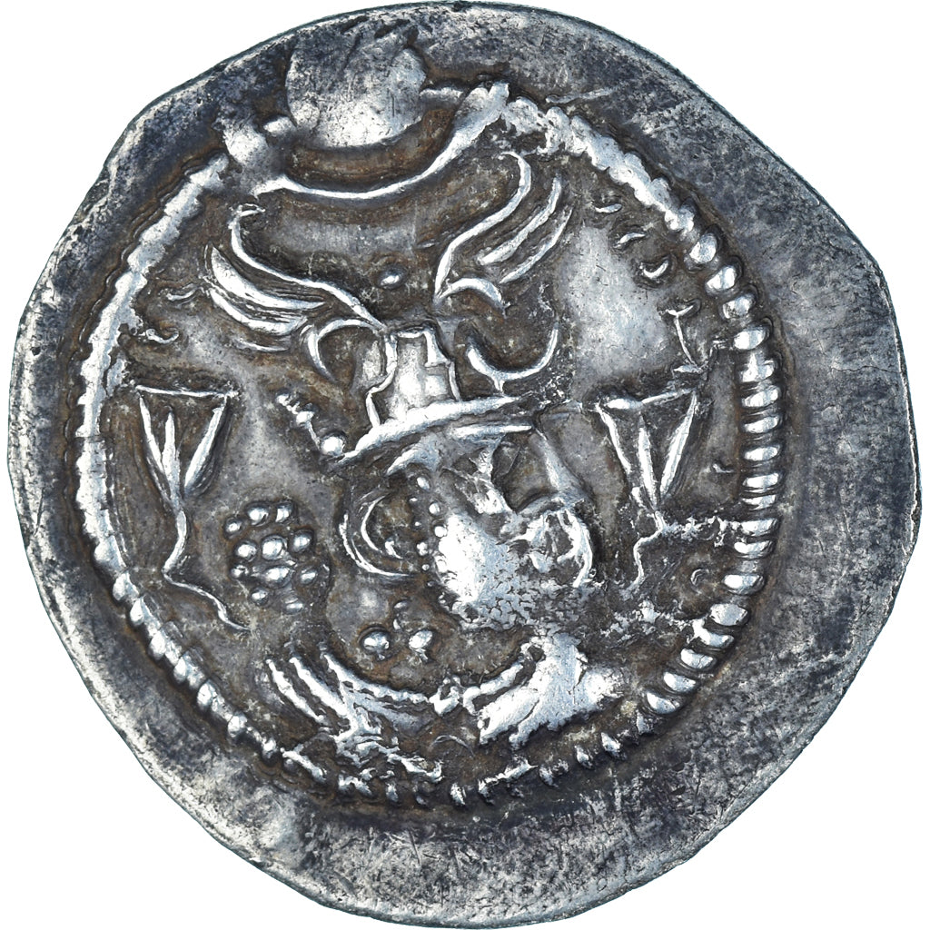 Moneta, Królowie sasadzyńscy, Peroz I, Drachm, ca. 459-484, EF(40-45), Srebro