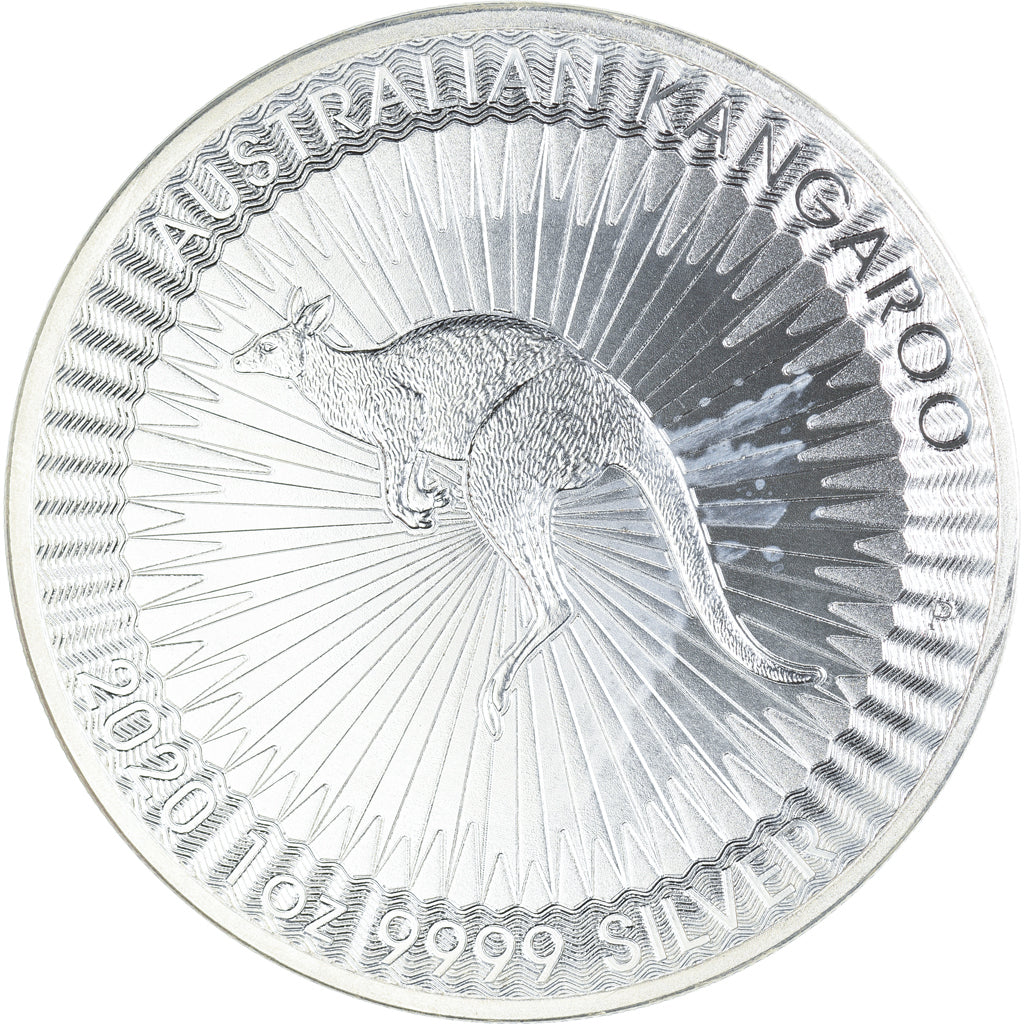 Coin, Australia, Elizabeth II, Australian Kangaroo, 1 Dollar, 1 Oz, 2020, Perth