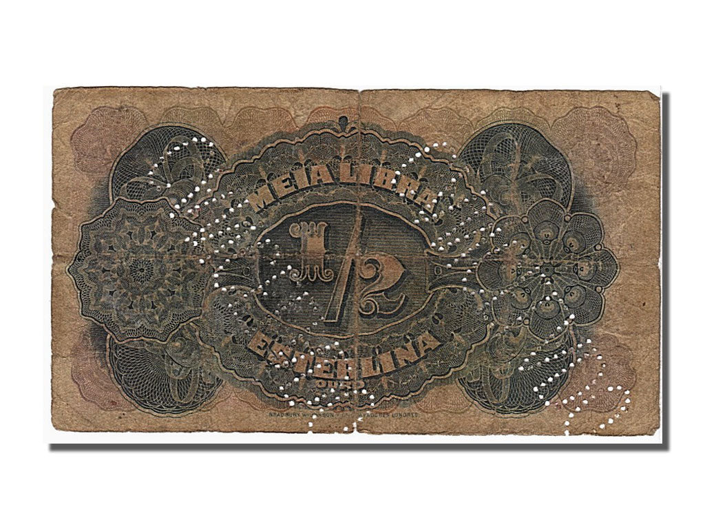 Banconote, Mozambico, 1/2 Libra, 1919, KM:R5, B