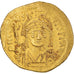 Moneta, Justin II, Solidus, 565-578, Constantinople, AU(50-53), Złoto, Sear:345