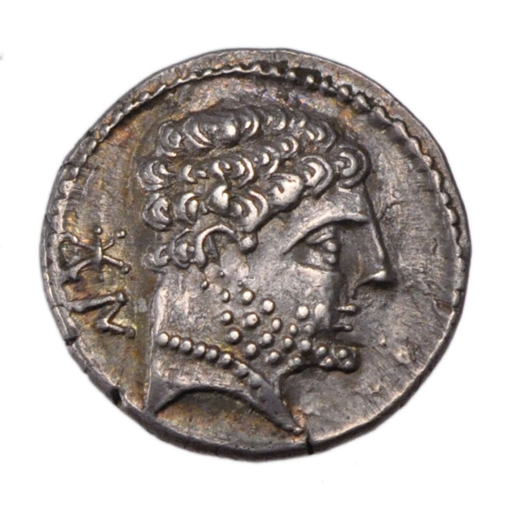 Spain, Celtiberians of Spain (Ist Century BC), Drachm, AU(55-58), Silver, Pozzi.