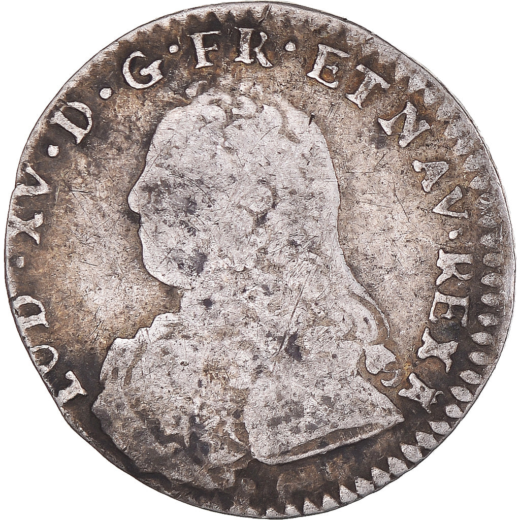 Munten, Frankrijk, Louis XV, 1/10 Écu aux branches d'olivier, 1727, Toulouse