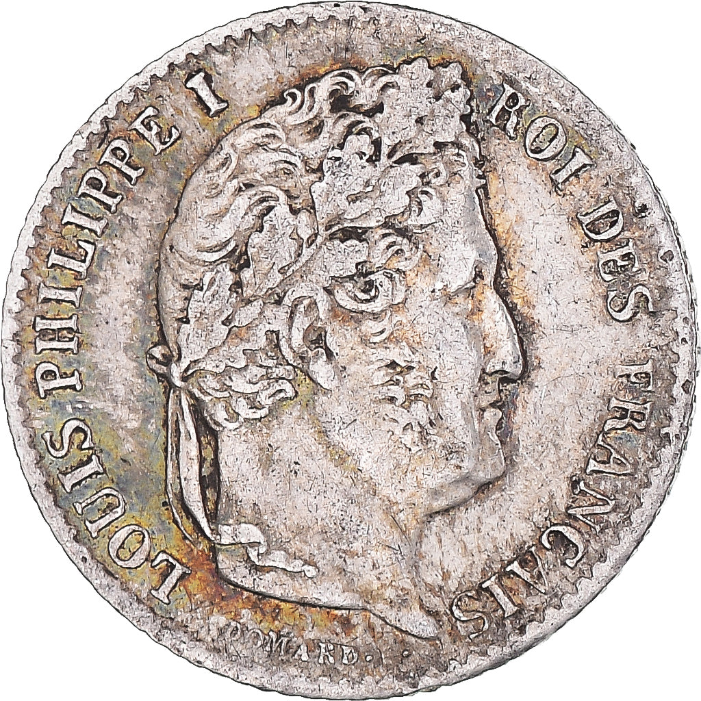 Coin, France, Louis-Philippe I, 1/4 Franc, 1832, Lille, AU(50-53), Silver