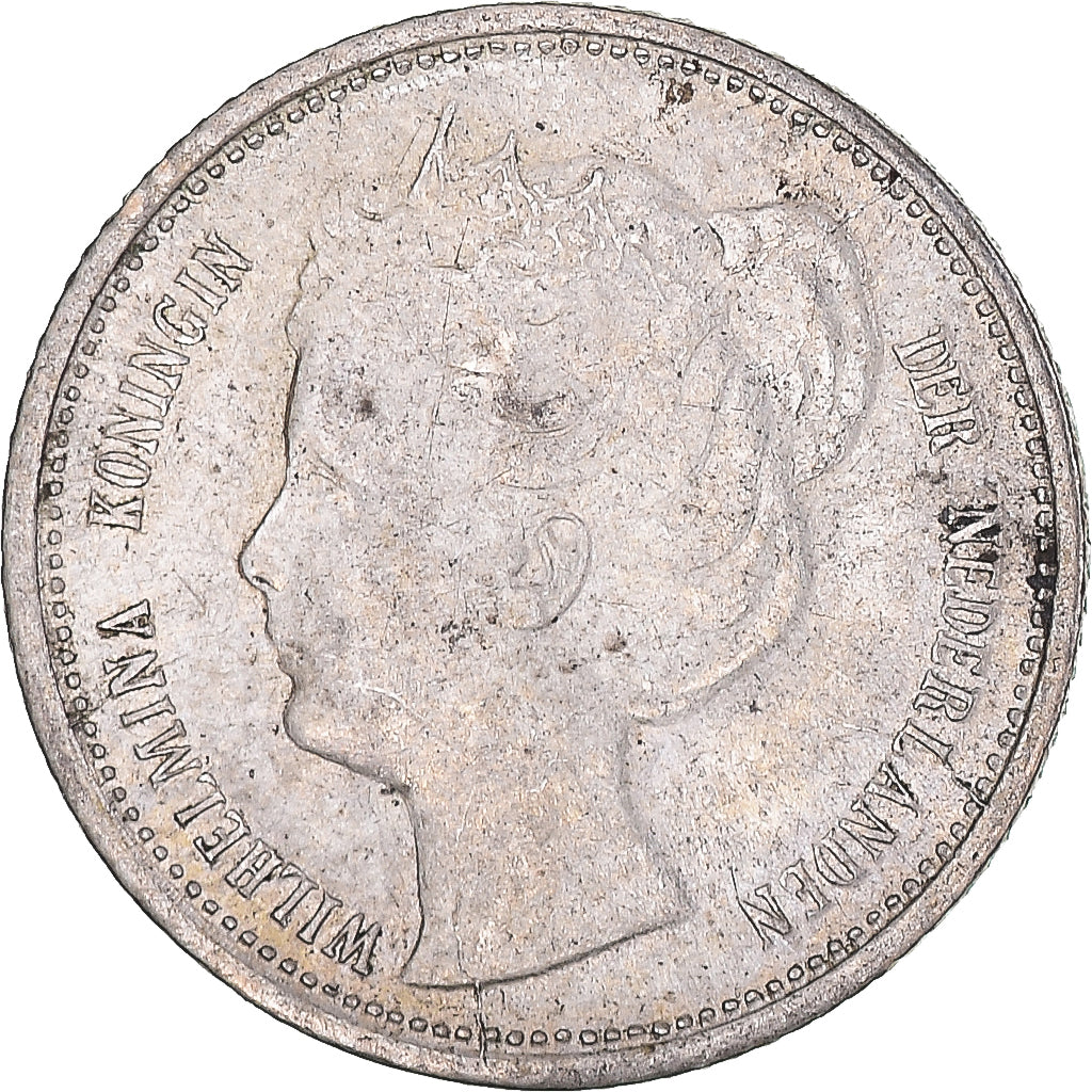Coin, Netherlands, Wilhelmina I, 10 Cents, 1898, Utrecht, VF(30-35), Silver