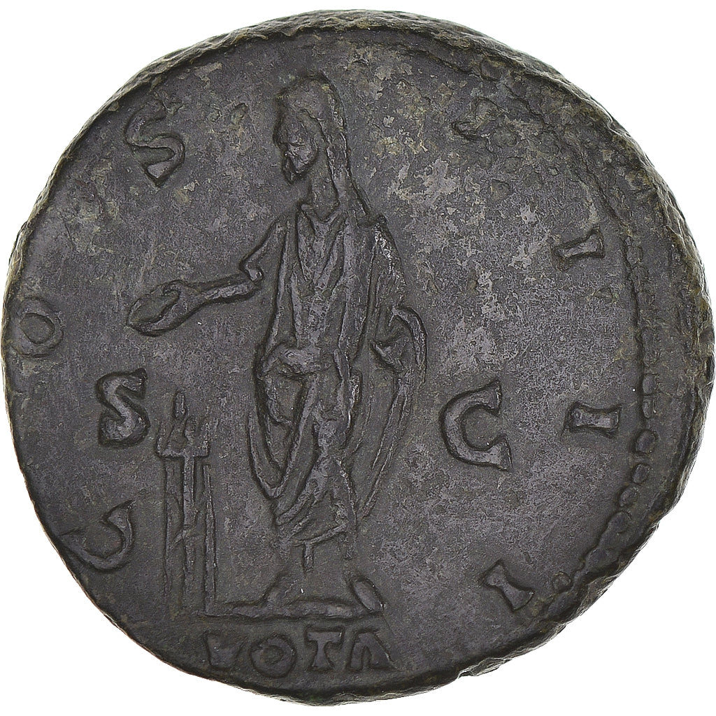 Moeda, Antoninus Pius, As, 148, Rome, AU(50-53), Bronze, RIC:852a
